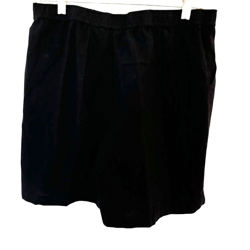Coral Bay NEW Womens Black Cotton Shorts Size Small